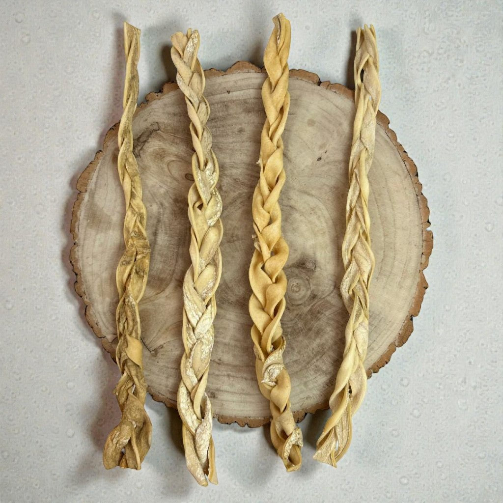 XL 50cm Beef Skin Braided