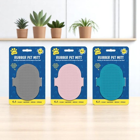 4-IN-1 RUBBER PET MITT