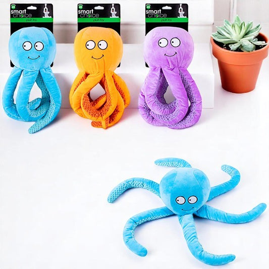 PLUSH OCTOPUS DOG TOY