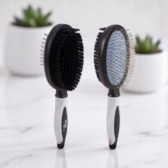 DOUBLE SIDED PET GROOMING BRUSH
