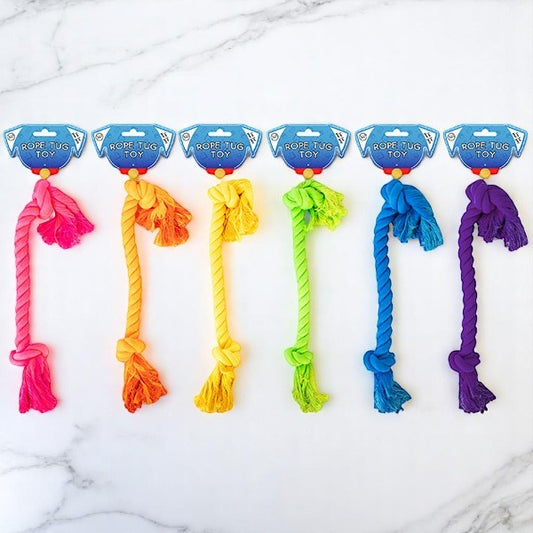 DOUBLE KNOT ROPE TUG DOG TOY 36CM