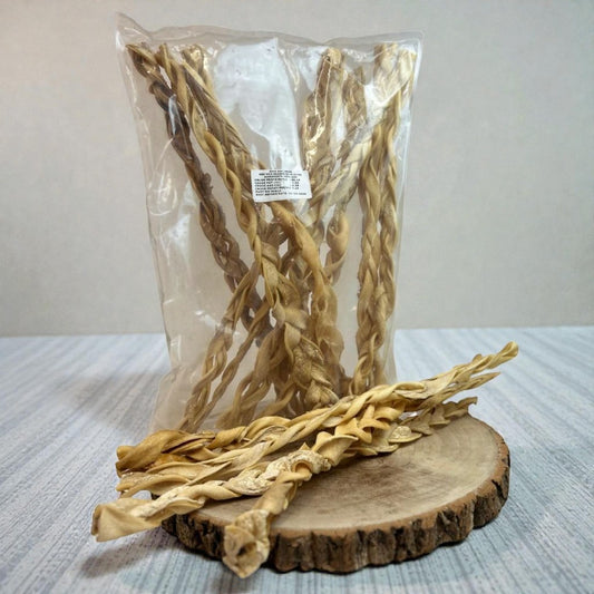 XL 50cm Beef Skin Braided